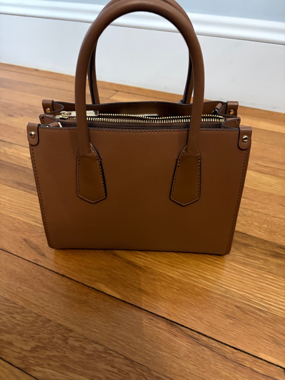 Michael Kors Brown & Light Blue purses both 2 included crossbody satchel bag set - Picture 6 of 16